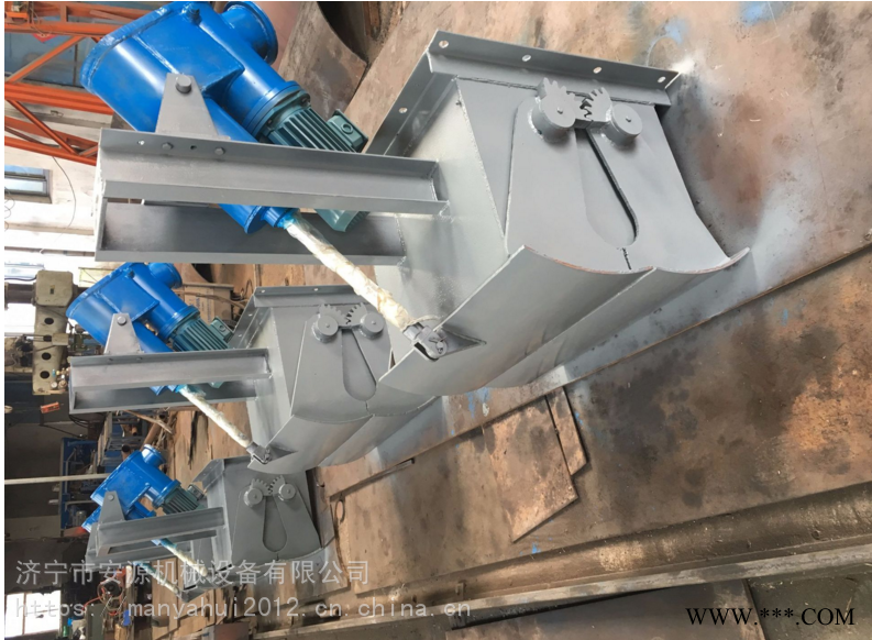 DEZ-500电液动鄂式闸门 进口料口尺寸 电液推杆驱动扇形放料阀