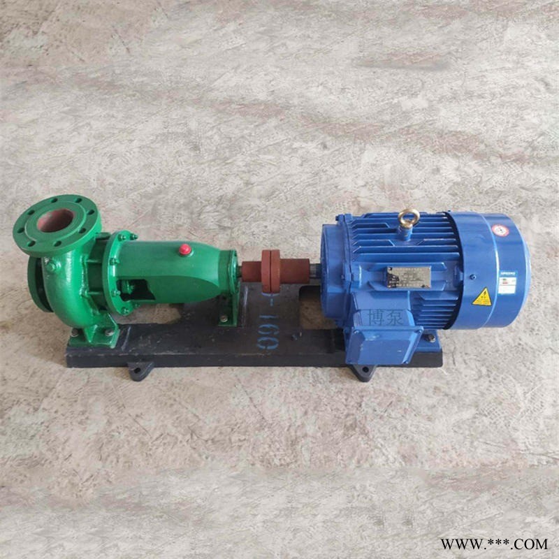 博泵IR200-150-250B型热水循环泵 单级单吸卧式热水离心泵  厂家供应矿山排水清水泵  热水锅炉给水泵图1
