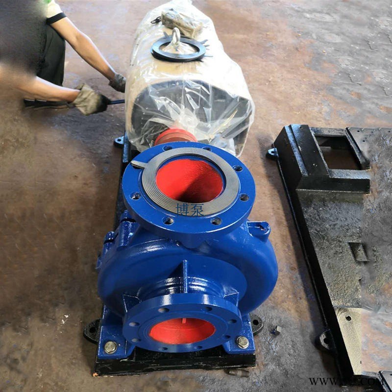 博泵厂家诚信批发定制ISR125-100-400C型热水泵 现货单级单吸卧式清水离心泵 热水锅炉给水泵 大流量热水循环泵图1