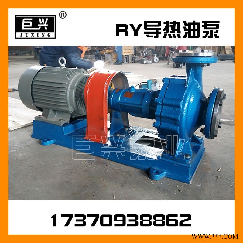 厂家批发 铸钢离心泵 巨兴工业泵 立式导热油泵 RY125-100-200导热油泵