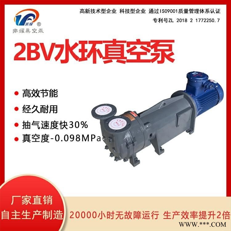 水环真空泵生产厂家 2BV6水环真空泵 抽气快节能40% 真空泵非耀图1