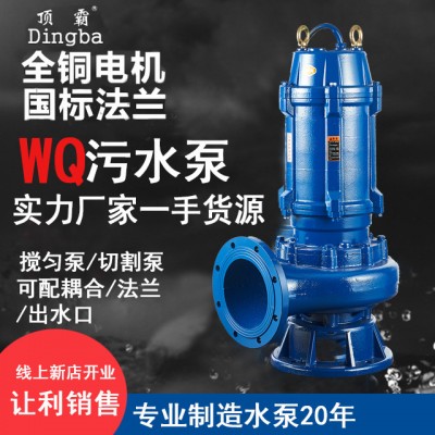 排污泵农用灌溉工程三相污水泵抗洪排涝无堵塞立式工业泥浆泵