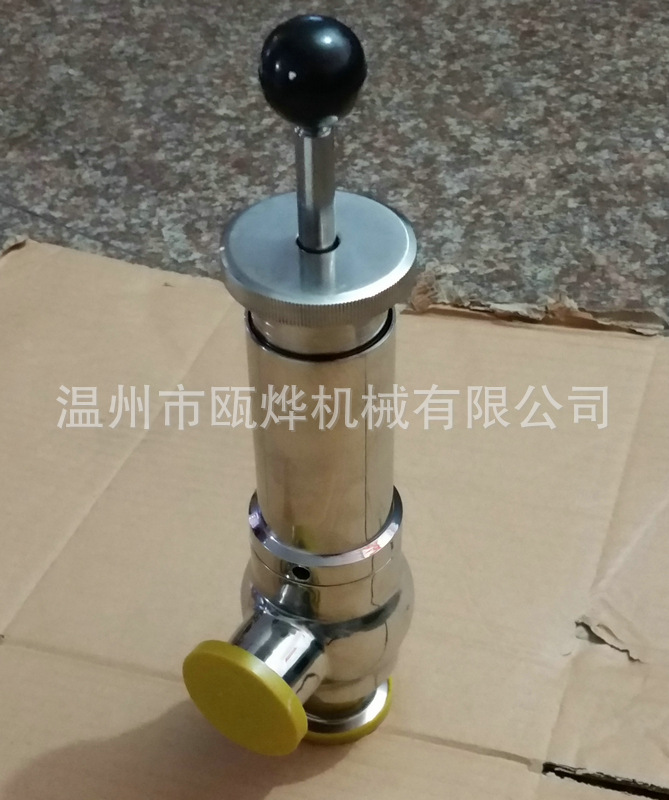 卫生级塑料球柄安全阀 不锈钢球柄安全阀 304卫生级快装安全阀示例图99