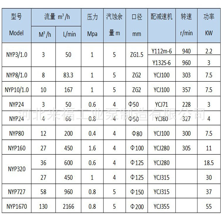河北厂家供应 磁力转子泵 NYP转子磁力泵 带安全阀 大型齿轮泵示例图9