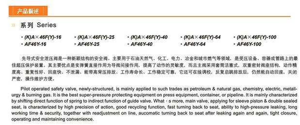 AF46Y/A46Y-64 铸钢先导式安全阀DN25 32 40 50 65 80 100 150示例图6