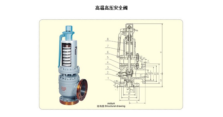NFA48SH-16C 电站高温高压带散热器安全阀DN40 50 65 80 100 150示例图2