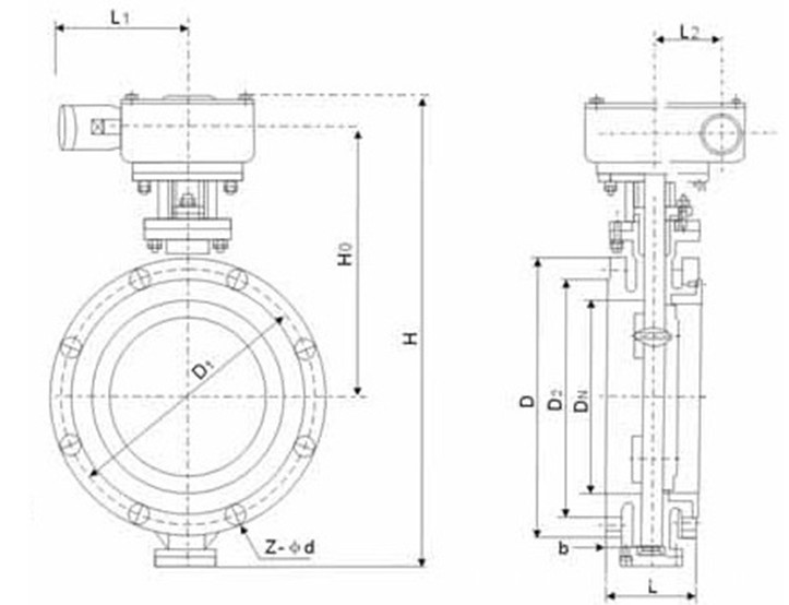 蝶阀厂家生产 特价FD343H-16C DN50高品质防盗蝶阀 dn50法兰蝶阀示例图39