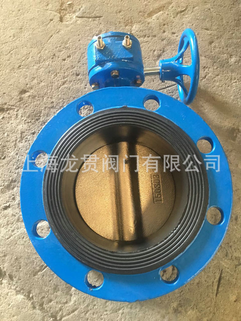 球墨铸铁涡轮法兰蝶阀涡轮蝶阀 D341X手动软密封涡轮蝶阀示例图13