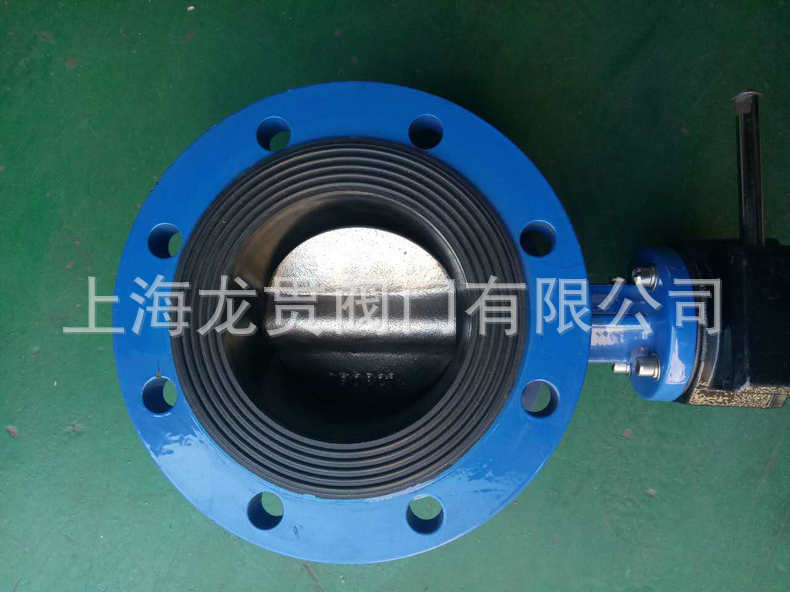 球墨铸铁涡轮法兰蝶阀涡轮蝶阀 D341X手动软密封涡轮蝶阀示例图9