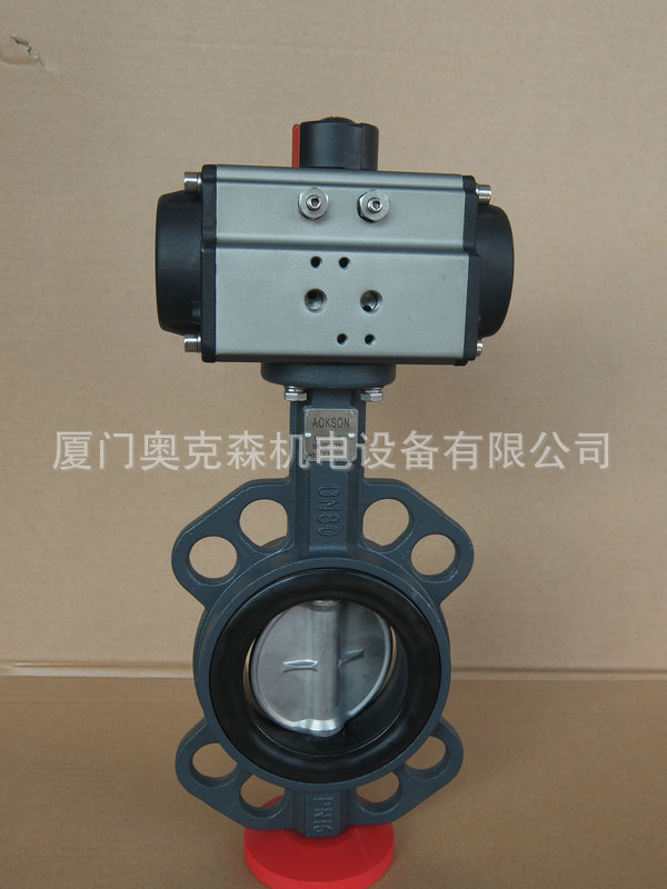 批发生产 D373X-16C手动衬胶蝶阀 气动衬胶蝶阀示例图5