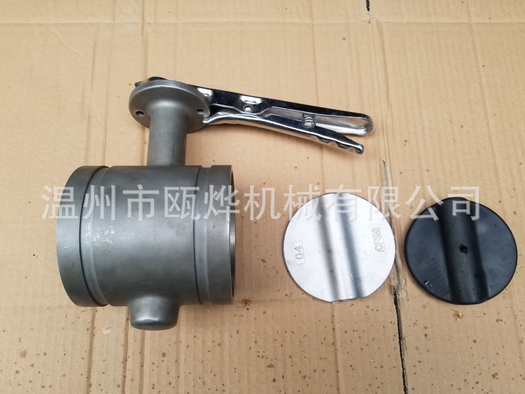 沟槽蝶阀 不锈钢沟槽蝶阀 304沟槽蝶阀示例图3
