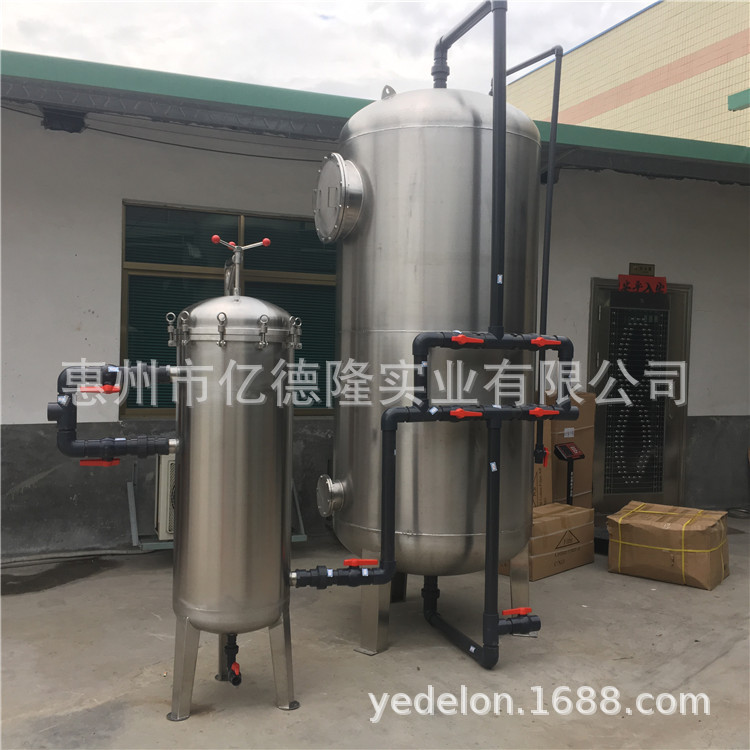 长沙石英砂过滤器 株洲污水过滤器 长宁河水过滤器 带手动球阀示例图6