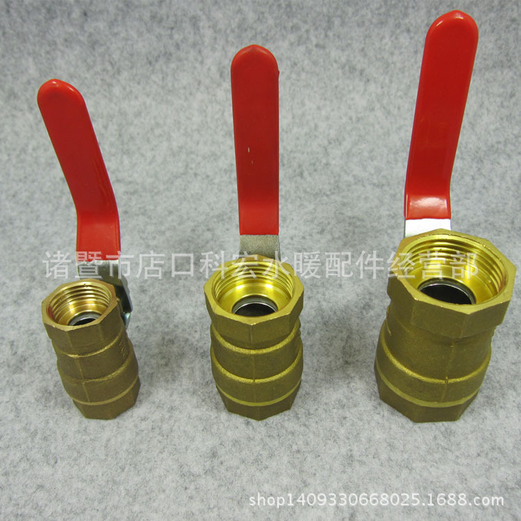厂家直销  216型黄铜球阀 手板阀 内丝球阀 4分 6分 1寸 2寸示例图4