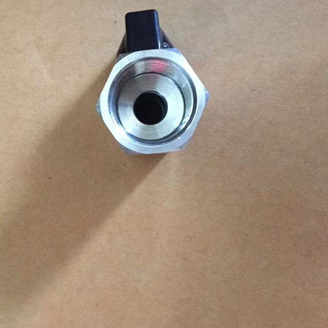 不锈钢316迷你型球阀热水器燃气阀门开关球阀黑色短柄小球阀示例图12