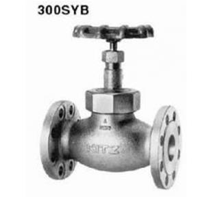 日本北泽300SYBO 10SJ 300SYB法兰截止KITZ蒸汽截止阀示例图1