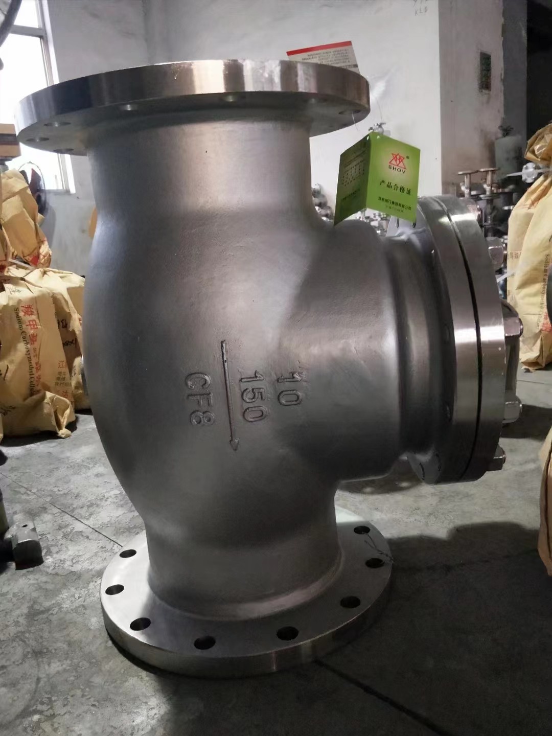 H44-16RL 不锈钢止回阀法兰止回阀硬密封厂家直销图2