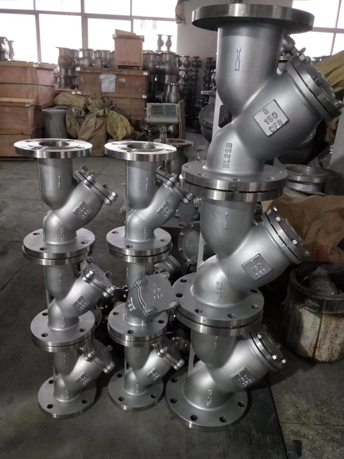 ANSI不锈钢过滤GL41W-150LB器美标法兰过滤器图5