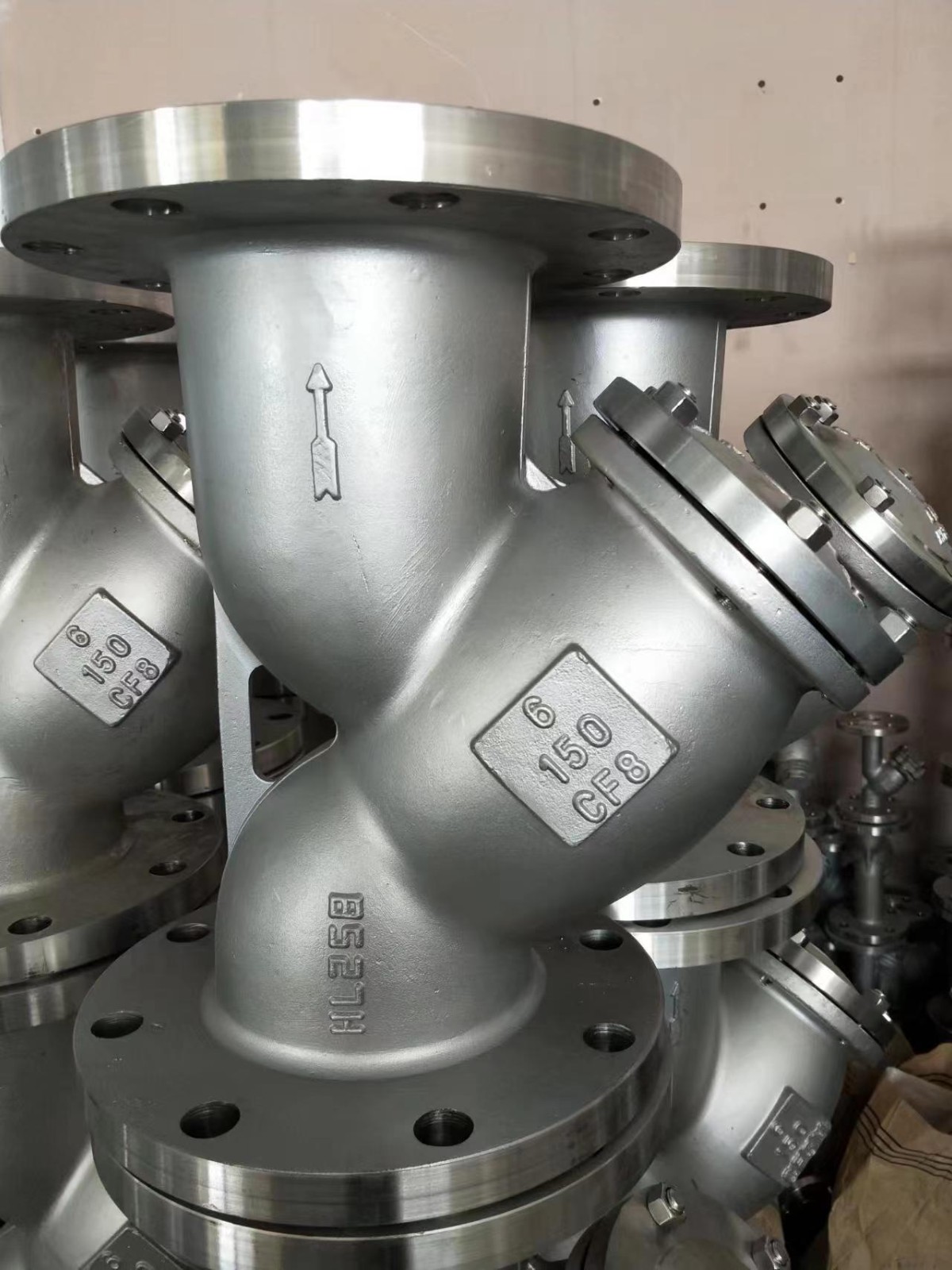 ANSI不锈钢过滤GL41W-150LB器美标法兰过滤器图2