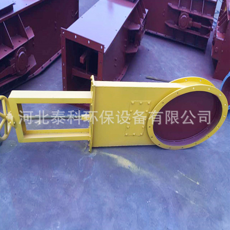 泰科直销 手动插板阀 除尘器专用手动闸板阀 方形圆形插板阀示例图5