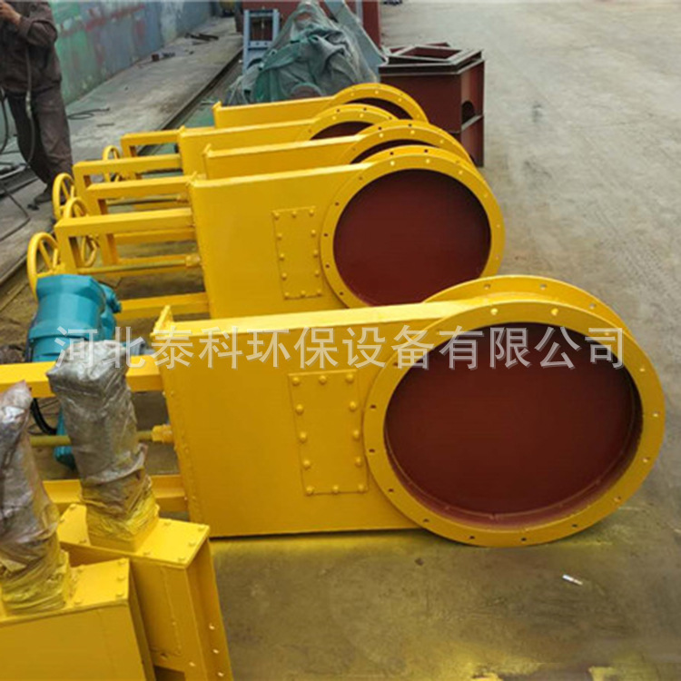 泰科直销 手动插板阀 除尘器专用手动闸板阀 方形圆形插板阀示例图4