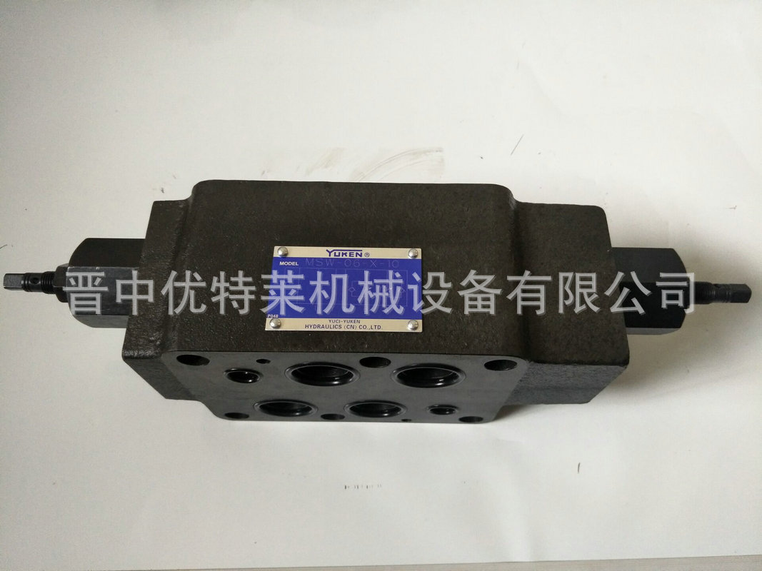 叠加节流阀MSW-03-X-30 MSW-06-X-10Y 三通式手动叠加阀液压阀示例图8