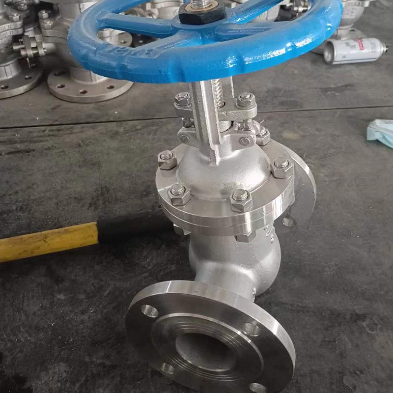手轮闸阀304不锈钢法兰Z41W-16P明杆轻型闸阀图2
