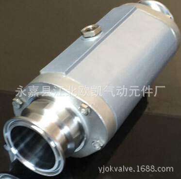 卡箍式气动夹管阀  管夹阀  气动挤压阀  箍断阀 管囊阀示例图1