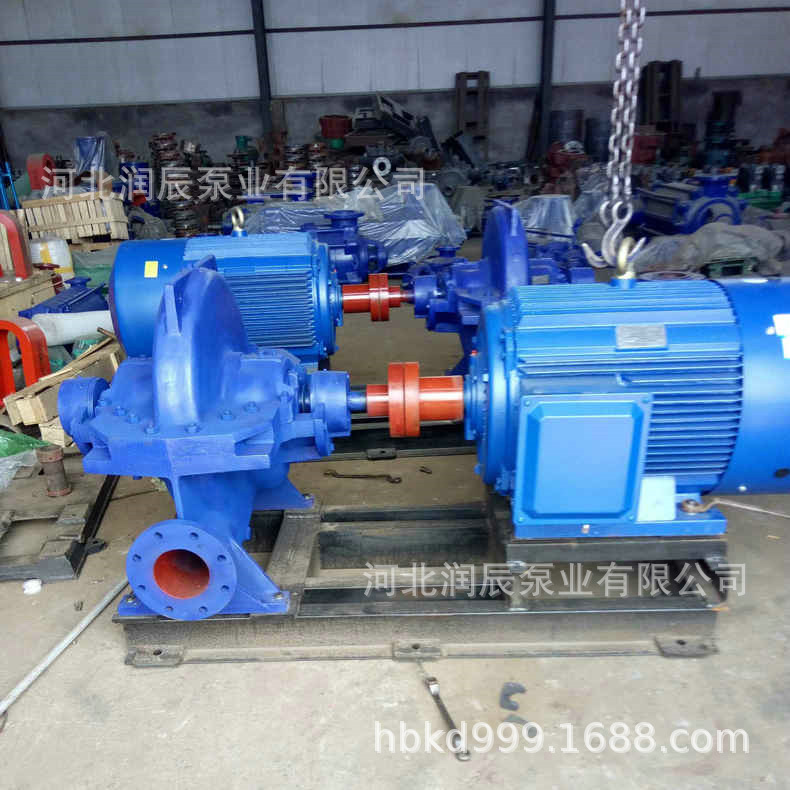 厂家供应单级双吸离心泵 350S-44机械密封型双吸泵 14SH-13灌溉泵示例图8