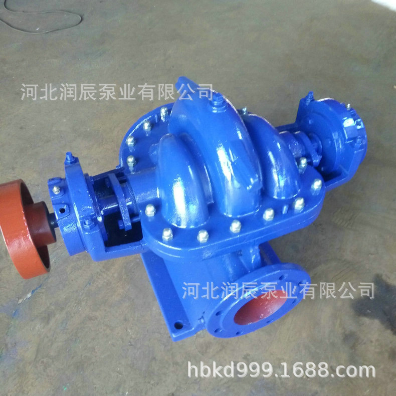 厂家供应单级双吸离心泵 350S-44机械密封型双吸泵 14SH-13灌溉泵示例图6