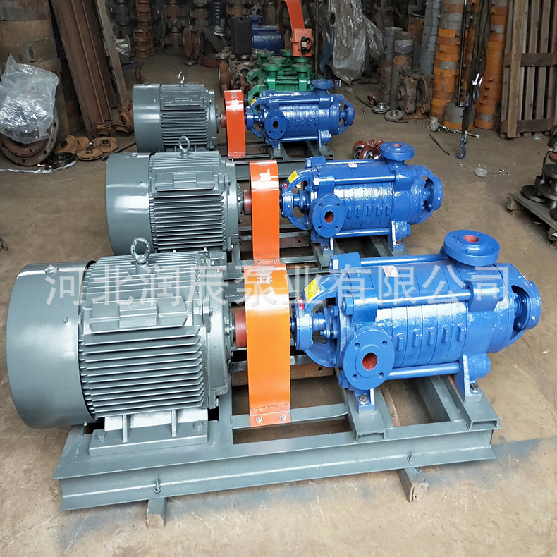 喷雾人工造雪多级泵滑雪场 D46-50X8农场灌溉清水泵高扬程离心泵示例图2