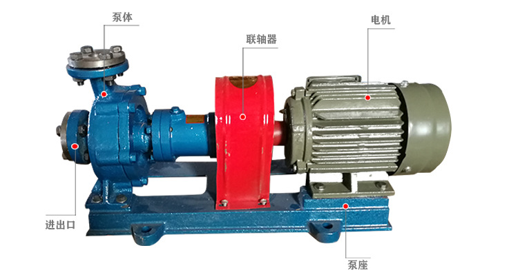 厂家批发 高温齿轮泵ry65-40-200可耐450℃卧式导热油泵 高温油泵示例图4