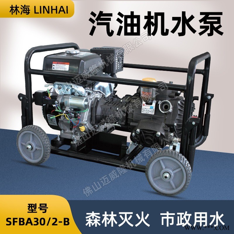 LINHAI林海水泵SFBA30/2-B抽水机大功率森林消防灭火水泵四冲程自吸式隔膜泵