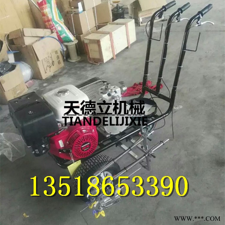 汽油机双 划线机 手推式隔膜泵划线机 单侧常温划线机操场驾校冷喷划线机图1